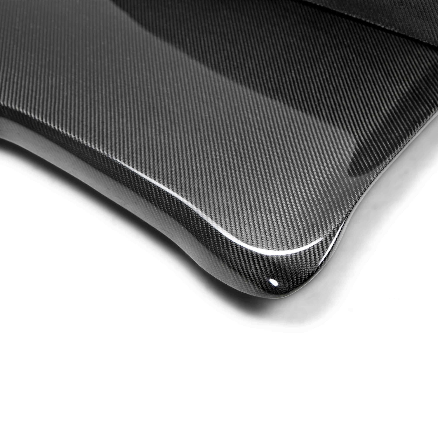 Carbon fiber rear seat delete for 2015-2023 Ford Mustang