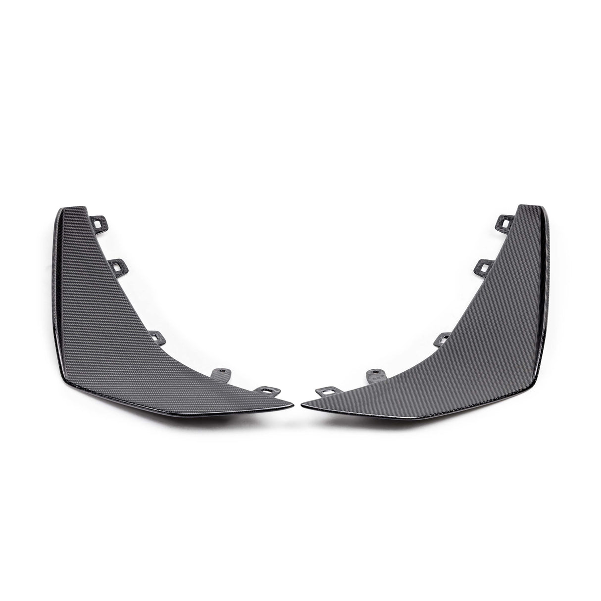 Carbon fiber dive planes for 2023-2024 Chevrolet C8 Z06 (PAIR)