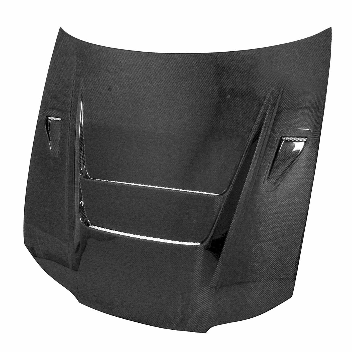 DVII-style carbon fiber hood for 1999-2001 Nissan S15