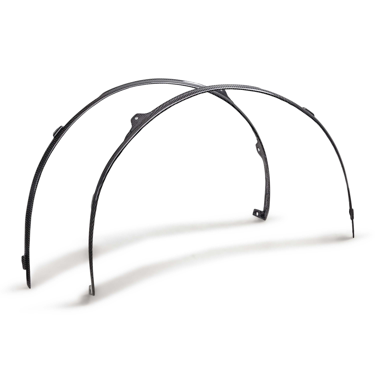 Carbon fiber fender extension for 2024 Ford Mustang Dark Horse