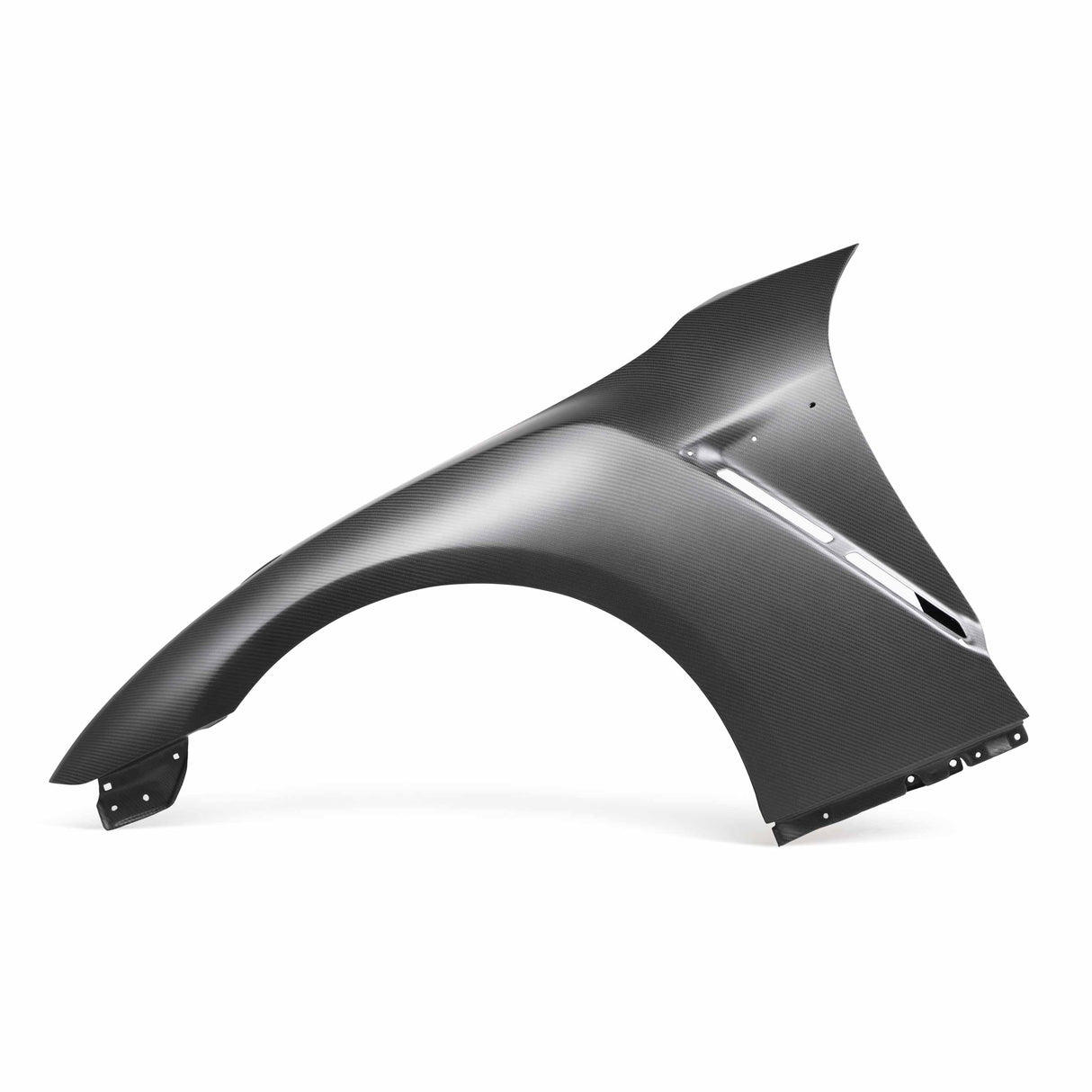 OE-style dry carbon fiber front fenders for 2009-2022 Nissan GTR - Matte finish