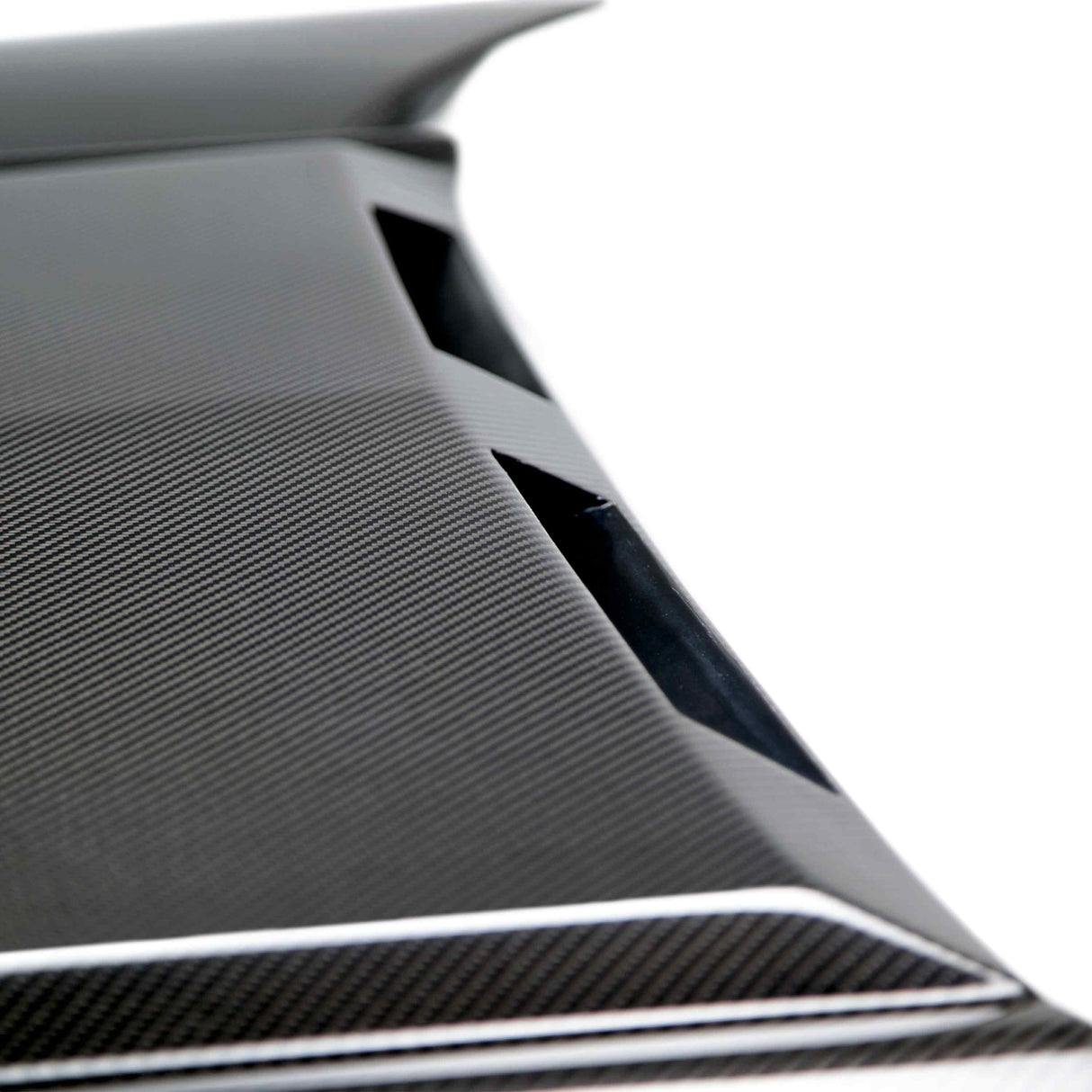 Ram air double sided carbon fiber hood for 2015-2017 Ford Mustang