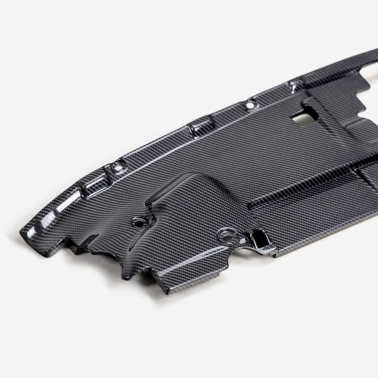 Carbon fiber radiator cover for 2018-2023 Ford Mustang