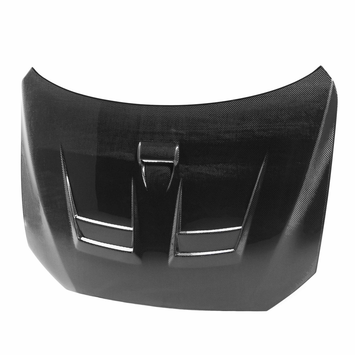 DV-style carbon fiber hood for 2008-2017 Mitsubishi Lancer