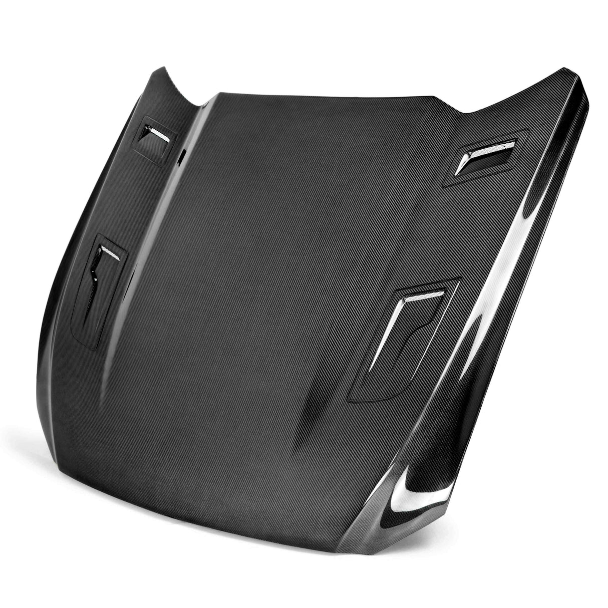 Type-GTH double sided carbon fiber hood for 2015-2017 Ford Mustang