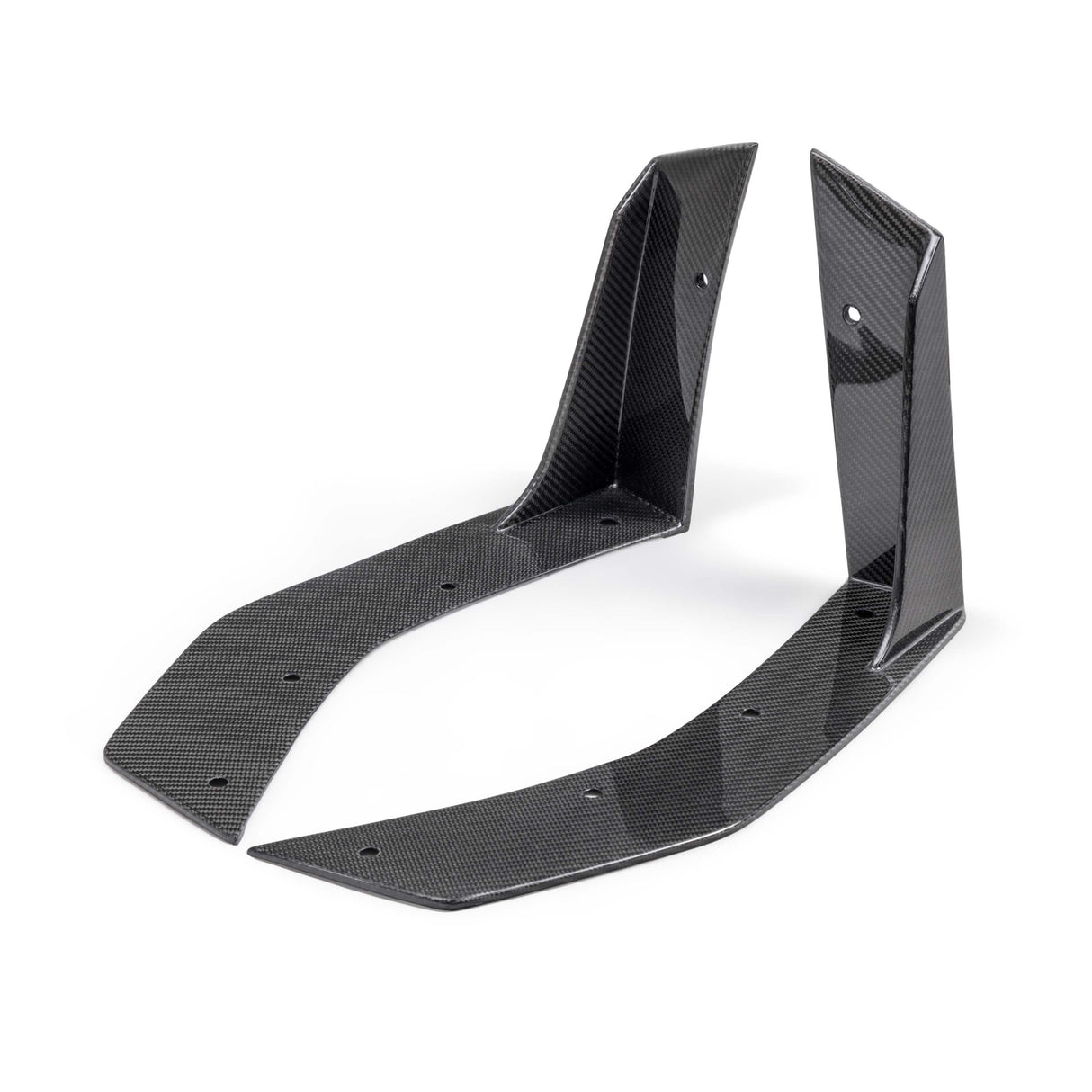 Type-GT5 carbon fiber front splitter wickers for 2024 Ford Mustang