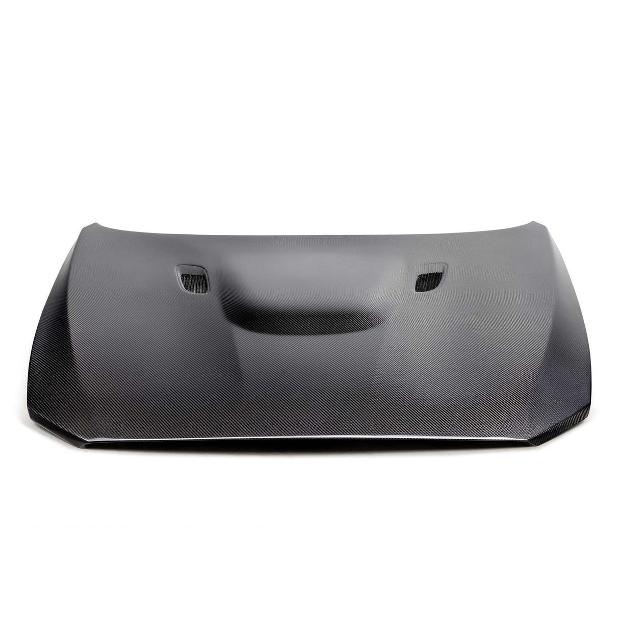 BM-style carbon fiber hood for 2012-2019 BMW F20 1 Series, 2014-2021 F22 2 Series, and 2016-2021 F87 M2