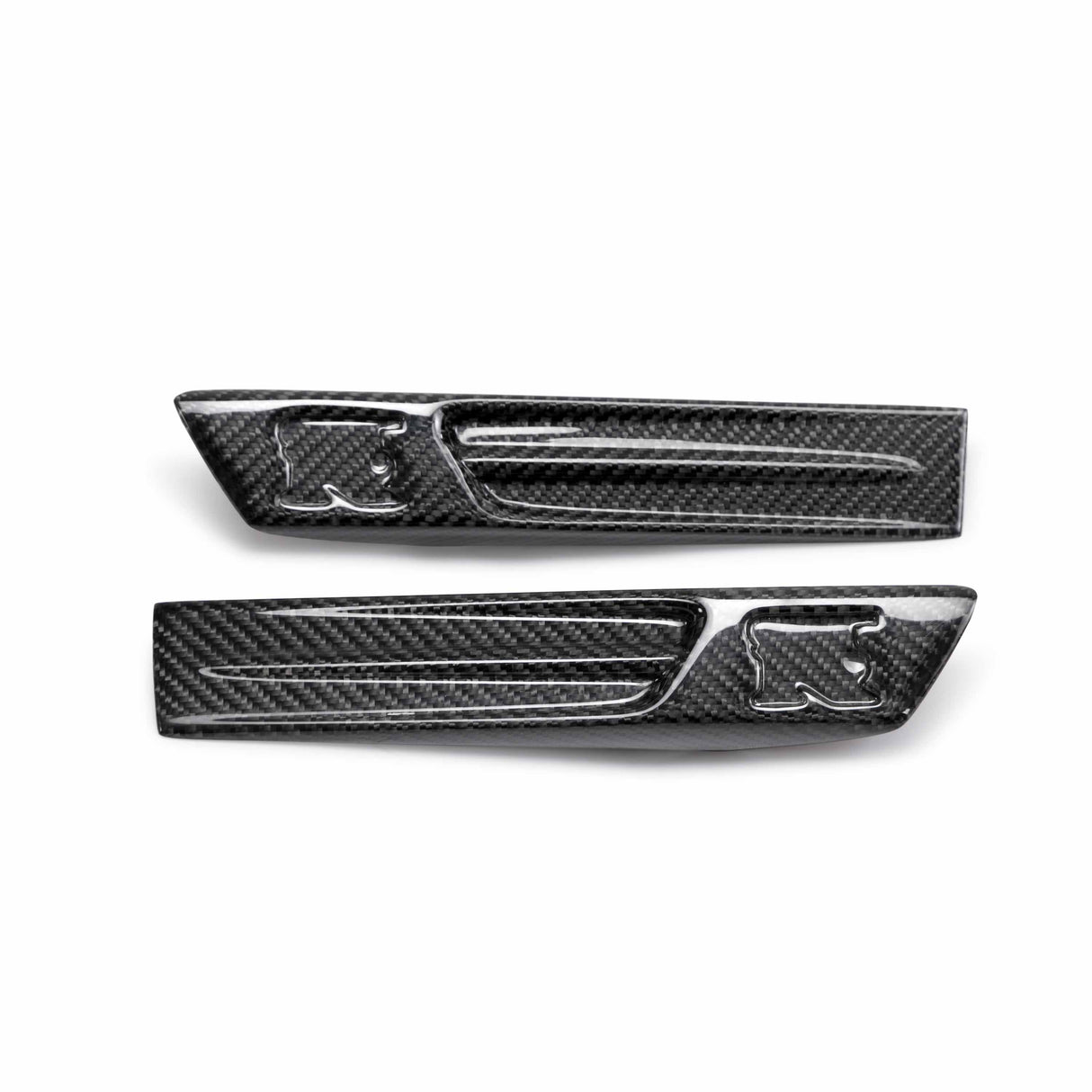 Carbon fiber fender duct logo for 2009-2022 Nissan GTR