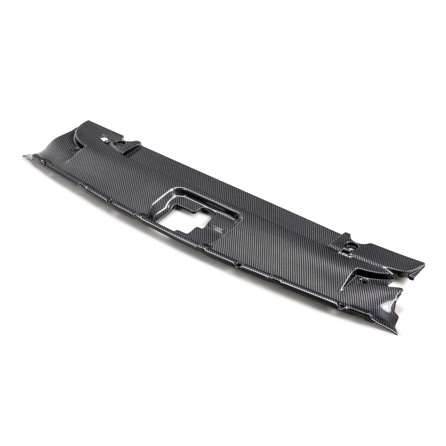 Carbon fiber radiator cover for 2015-2017 Ford Mustang