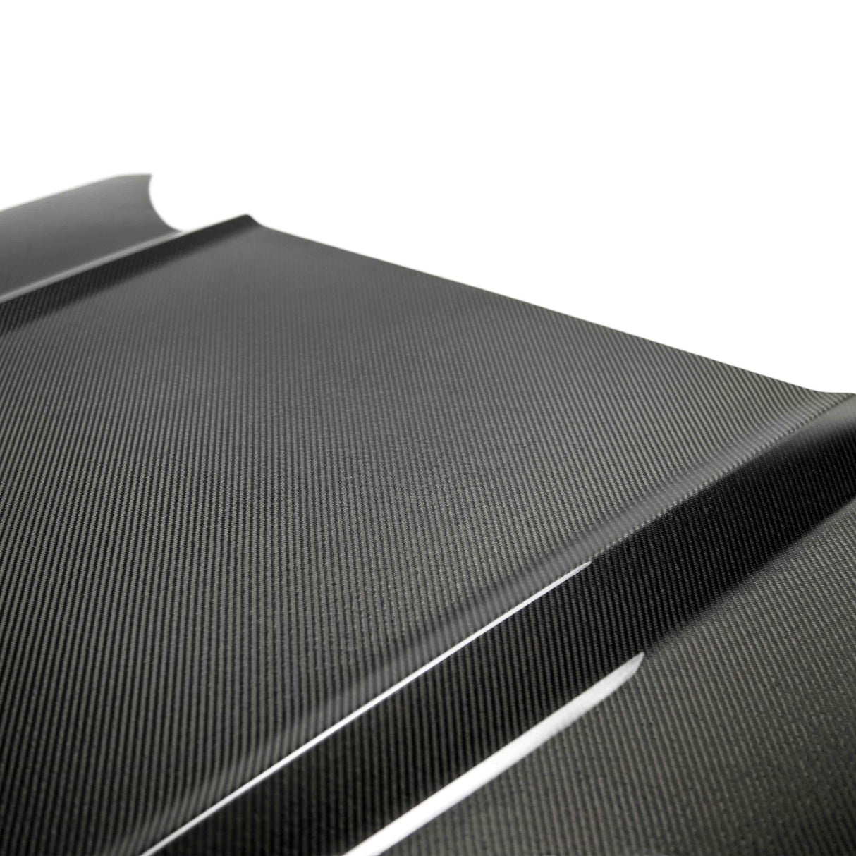 Type-OE (GT Style with hood vents) double sided carbon fiber hood for 2015-2017 Ford Mustang