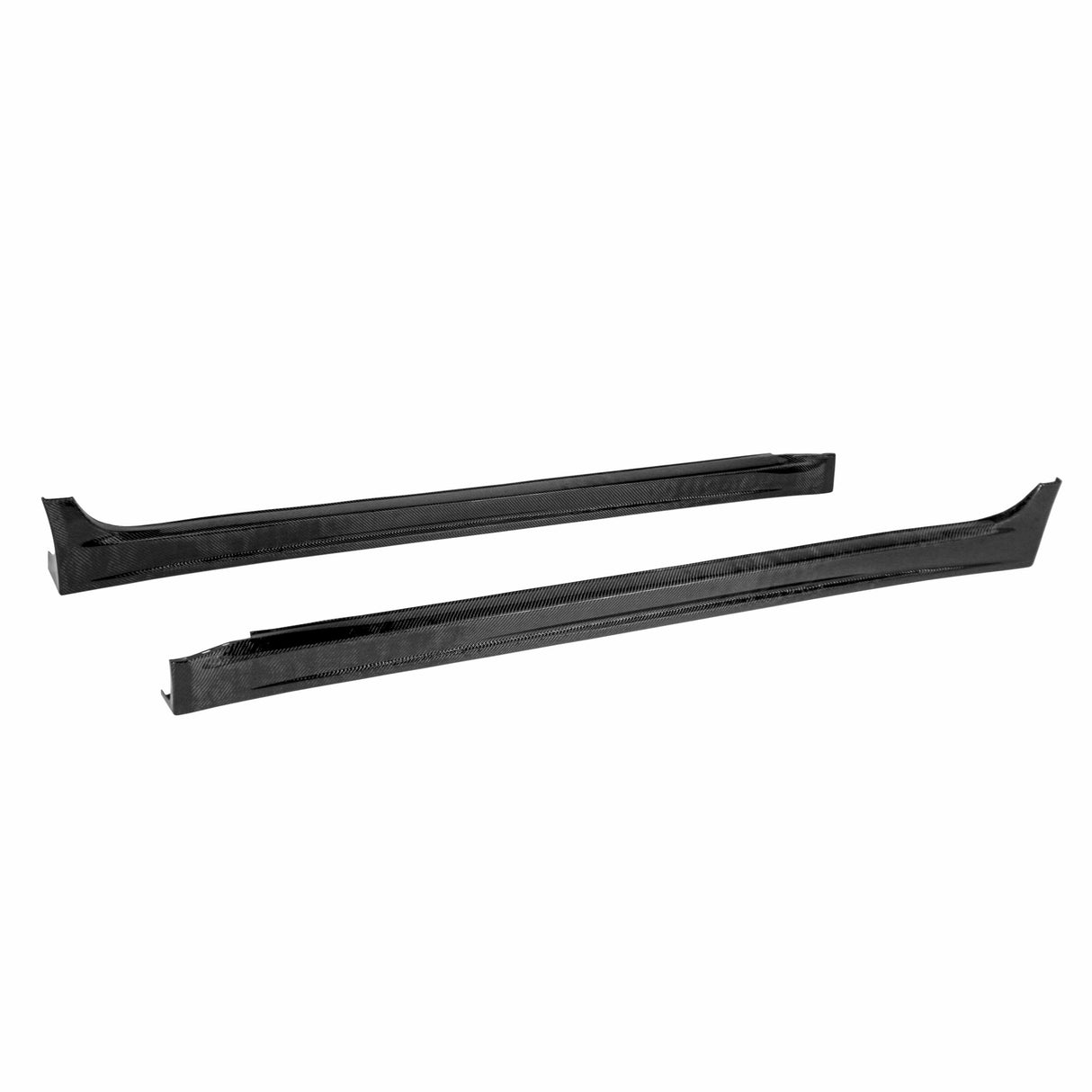VR-style carbon fiber side skirts for 2008-2015 Mitsubishi Lancer EVO X