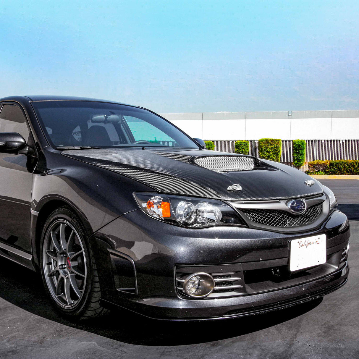 OE-style carbon fiber hood for 2008-2014 Subaru WRX/STi