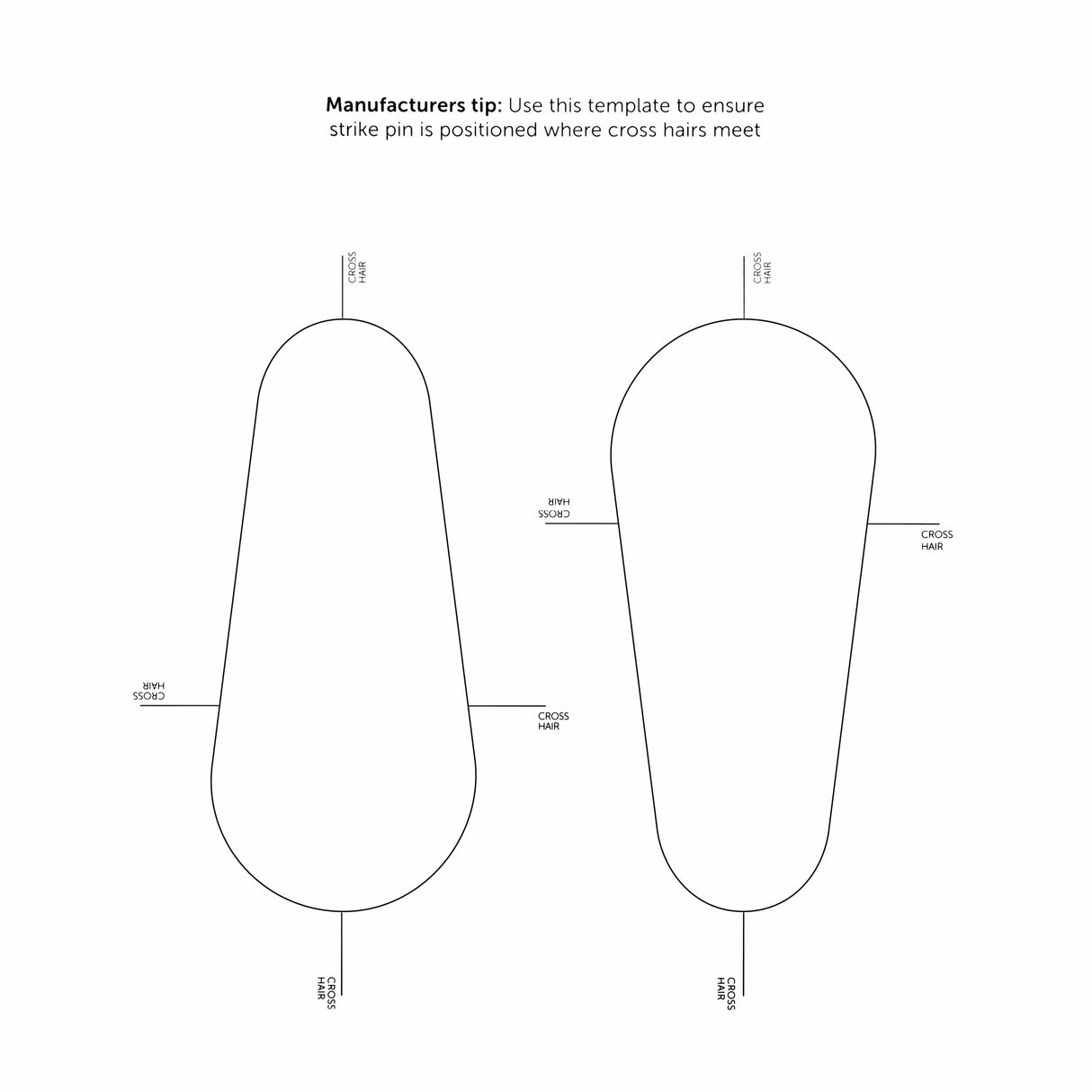 AeroCatch Plus Flush Hood Latch and Pin Kit - Black - no lock
