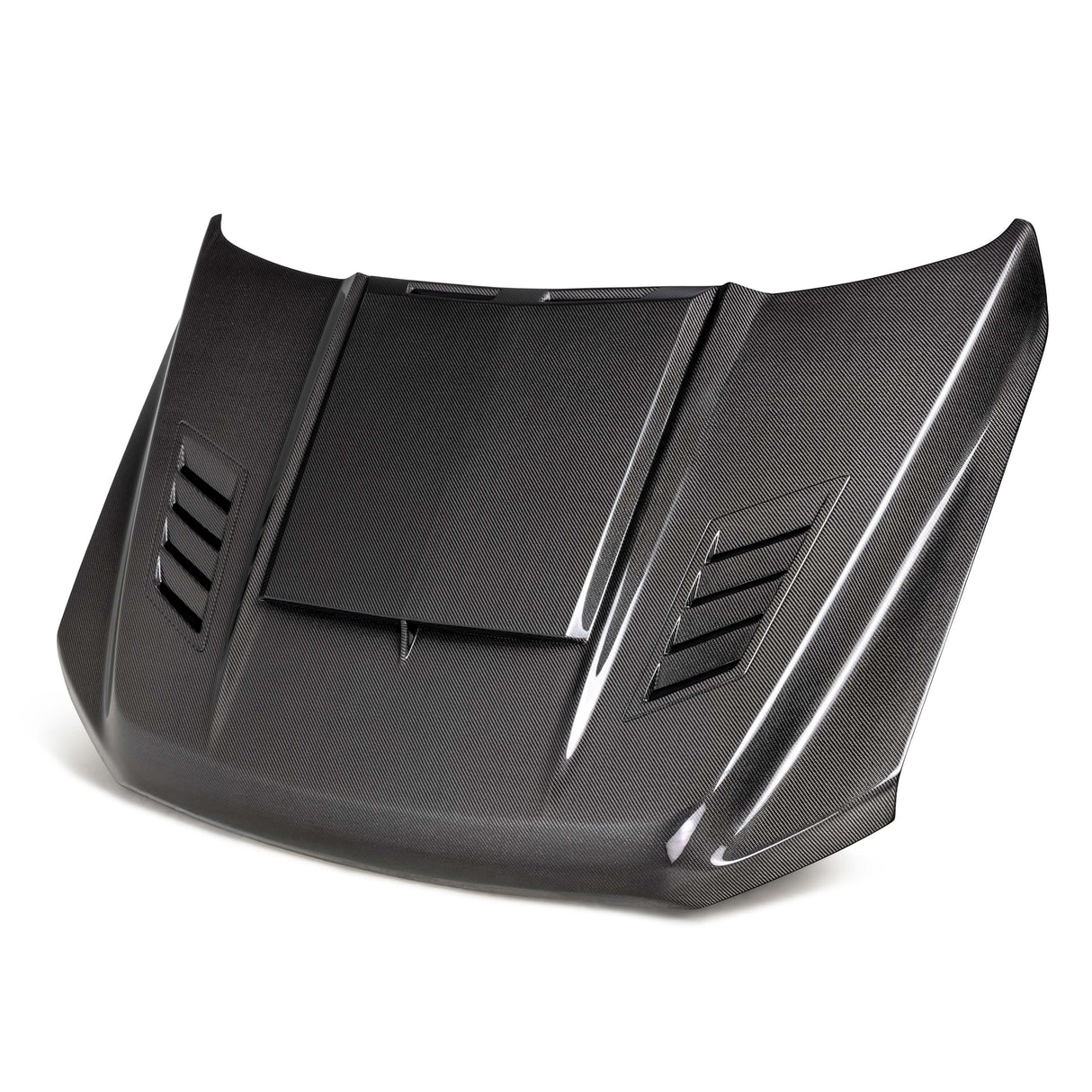 Type-AB carbon fiber hood for 2021-2024 Ford F-150
