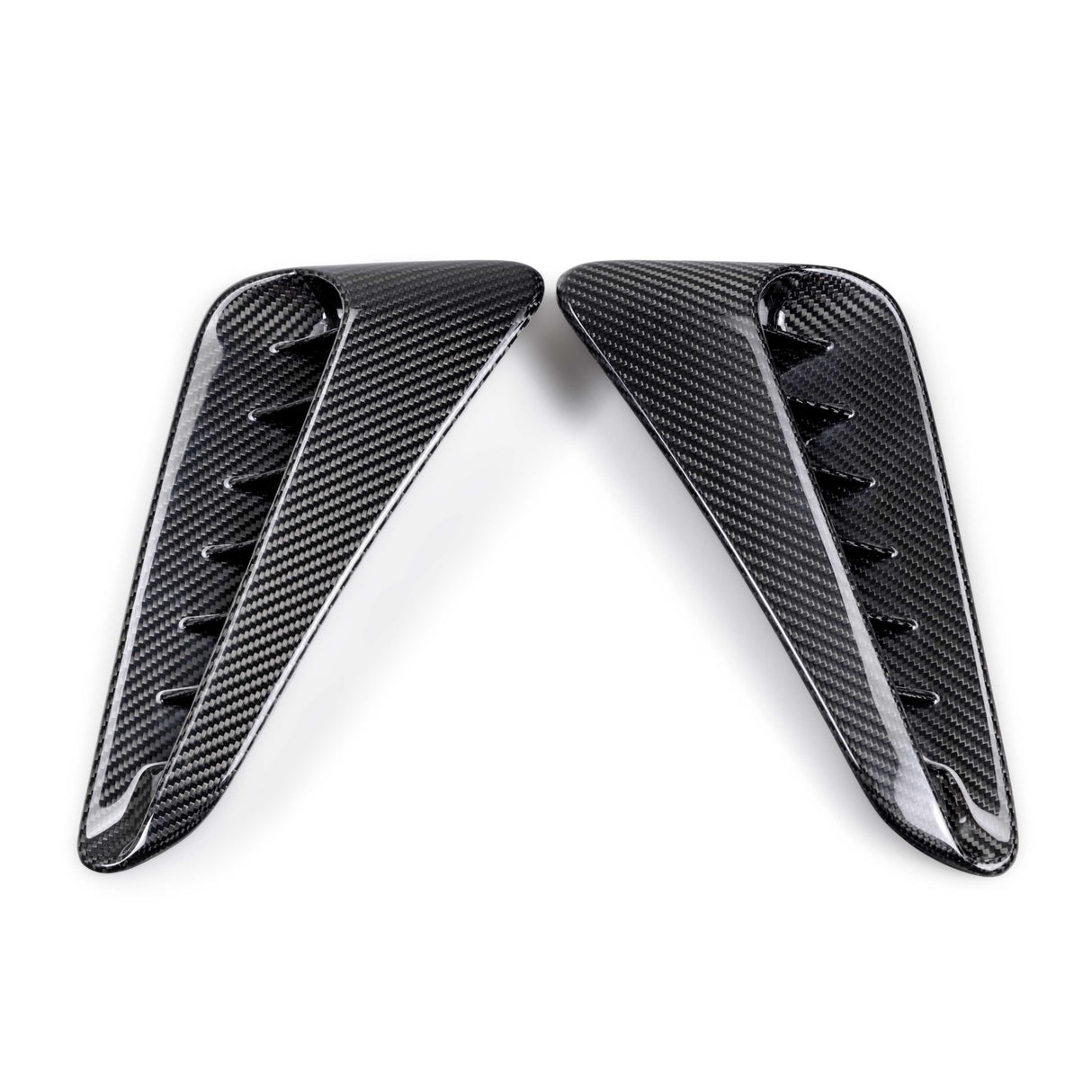 Dry carbon fiber fender vents for 2023-2024 Toyota GR Corolla - Gloss finish