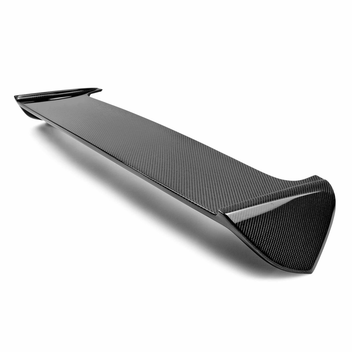 STI-style carbon fiber rear spoiler for 2008-2014 Subaru WRX/STi HB (shaved with no 3rd brake light)