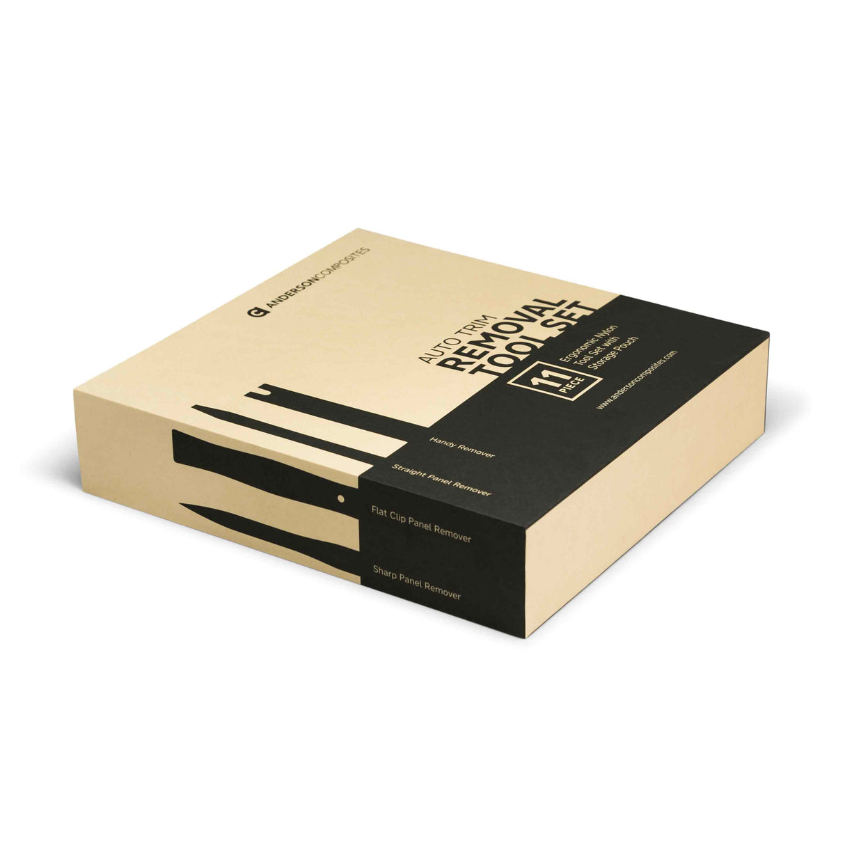 Automotive Trim and Panel Removal Tool Set - 11 Pieces with Bonus Tool & Storage Pouch