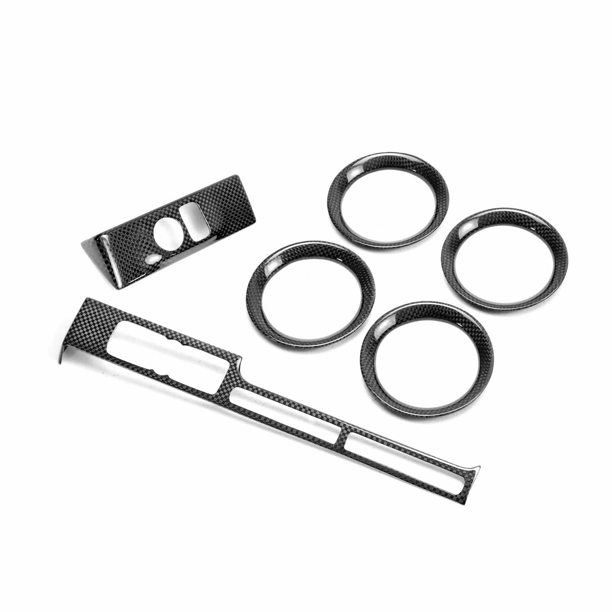 Carbon fiber interior trim set (6 pcs) for 2009-2016 Nissan GTR