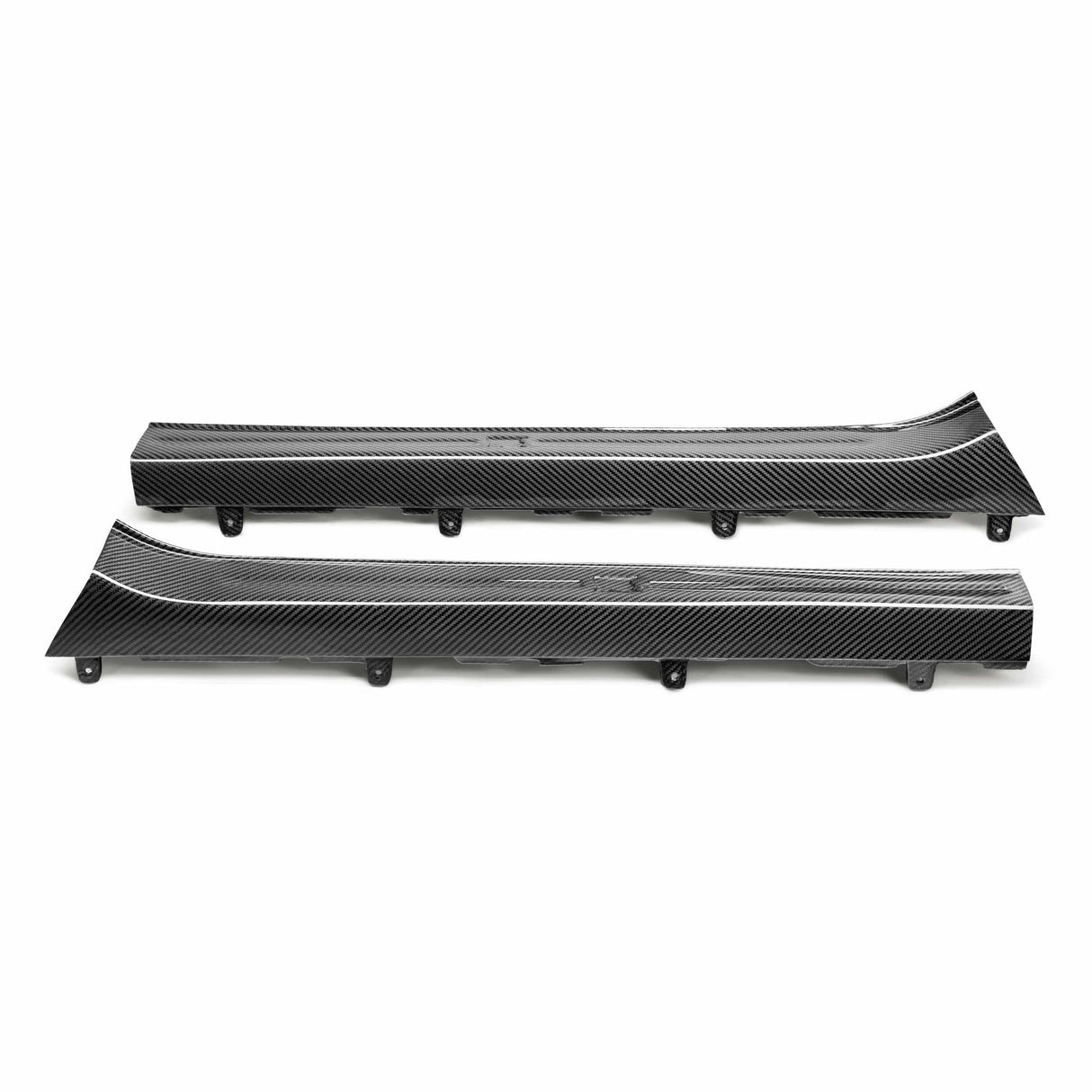 Carbon fiber door sills for 2009-2021 Nissan GTR