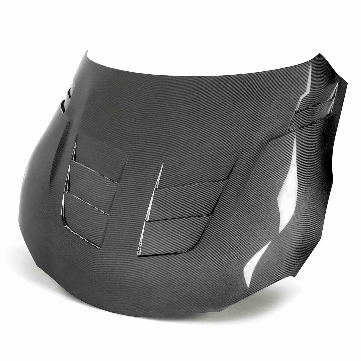 TSII-style double sided carbon fiber hood for 2020-2023 Toyota Supra