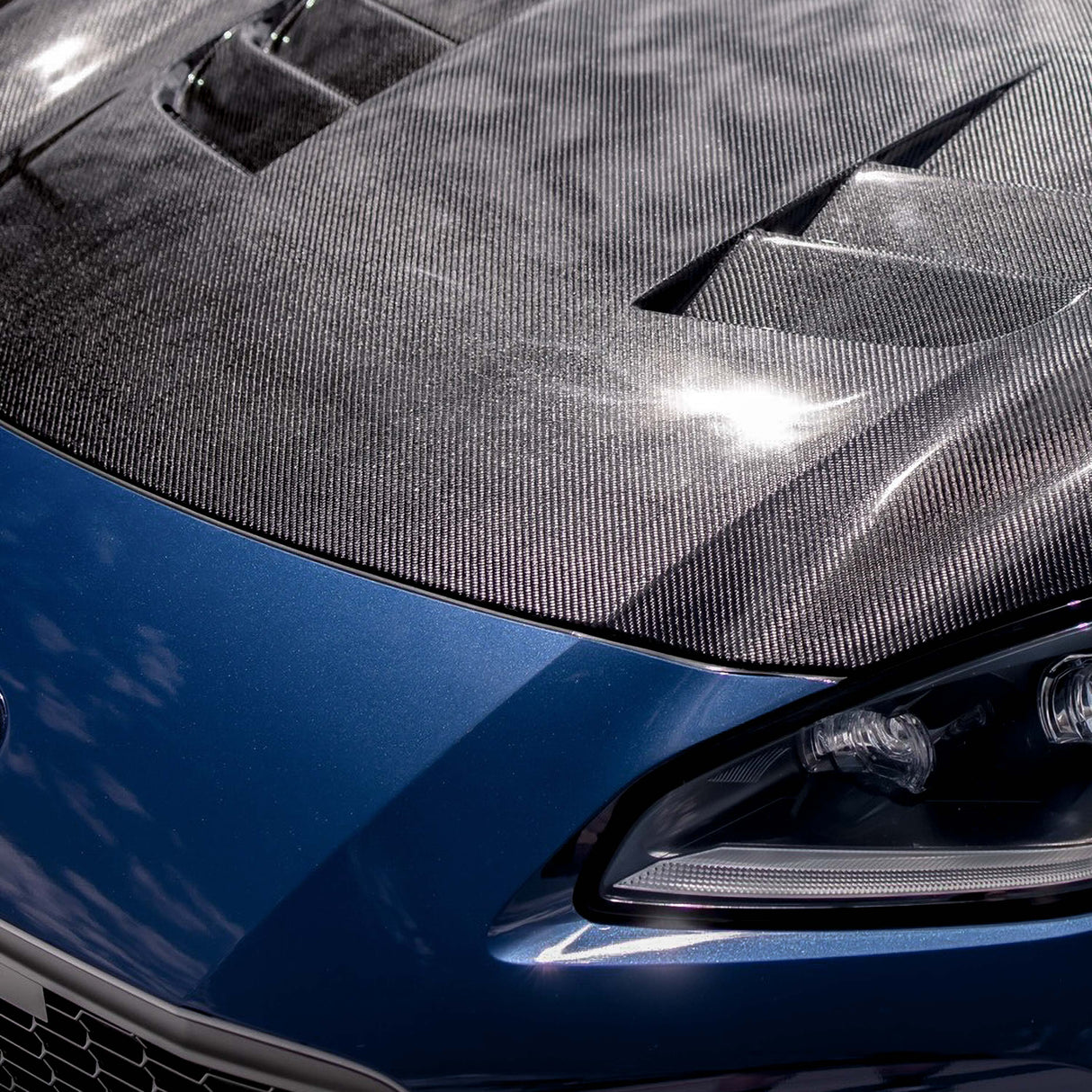 TS-style carbon fiber hood for 2022 Toyota GR86/ Subaru BRZ