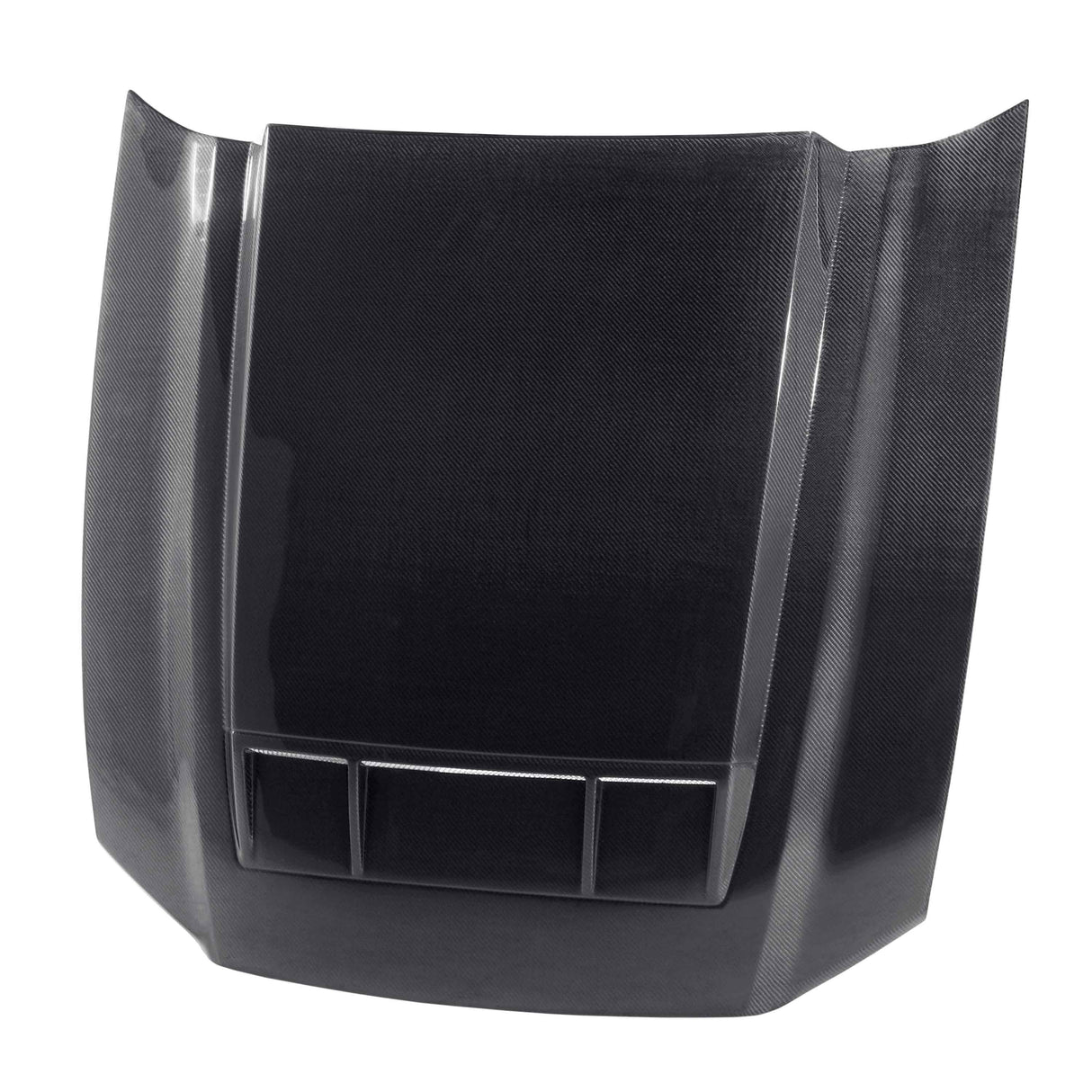 Type-TS ram air carbon fiber hood for 2010-2014 Shelby GT500 and 2013-2014 Ford Mustang