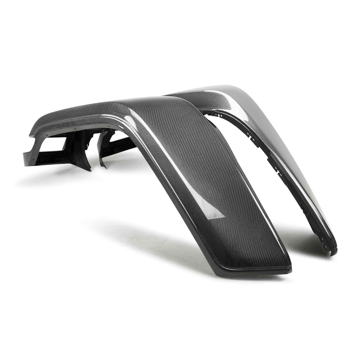 Carbon fiber front fender flares for 2020-2023 Jeep Gladiator (JT)