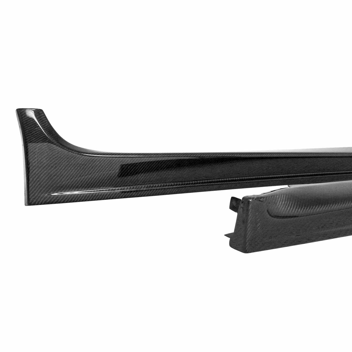 OE-style carbon fiber side skirts for 2008-2015 Mitsubishi Lancer EVO X