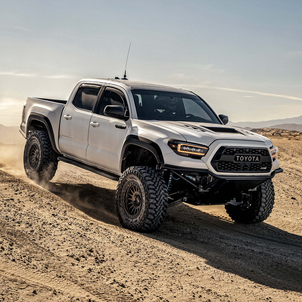 TS-style carbon fiber hood for 2016-2023 Toyota Tacoma