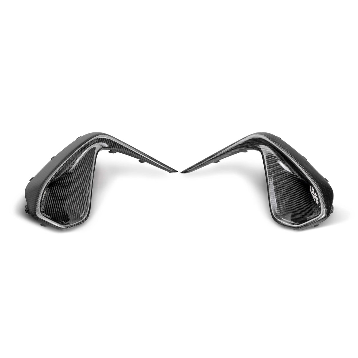 Carbon fiber front bumper duct for 2022 Subaru BRZ