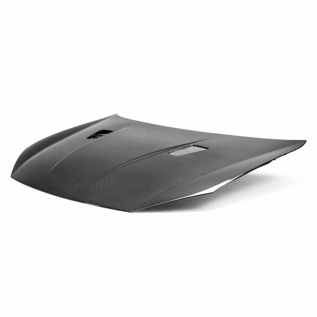 TM-style carbon fiber hood for 2010-2014 VW Golf / GTI (Shaved)