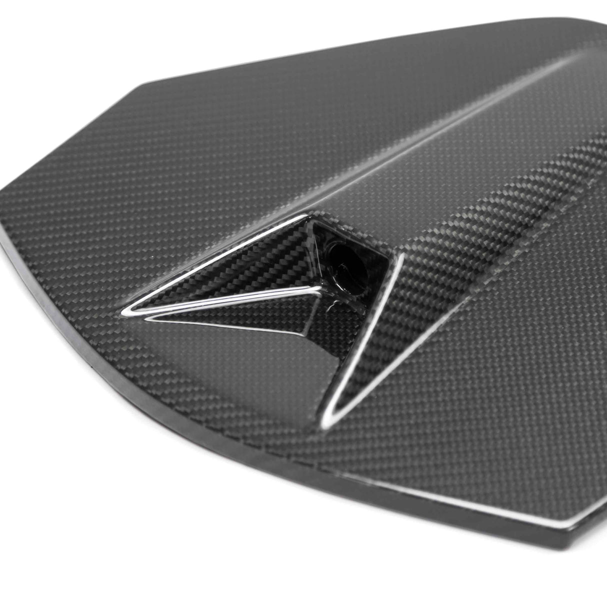 Carbon fiber rear camera decklid housing panel for 2020-2024 Chevrolet C8 (coupe)
