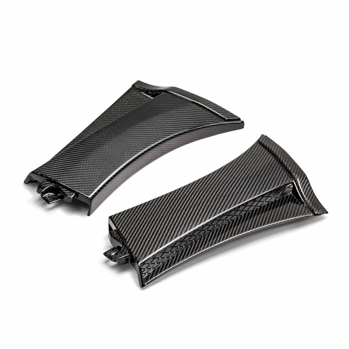 Carbon fiber fender caps for 2008-2014 Subaru STi / 2011-2014 WRX