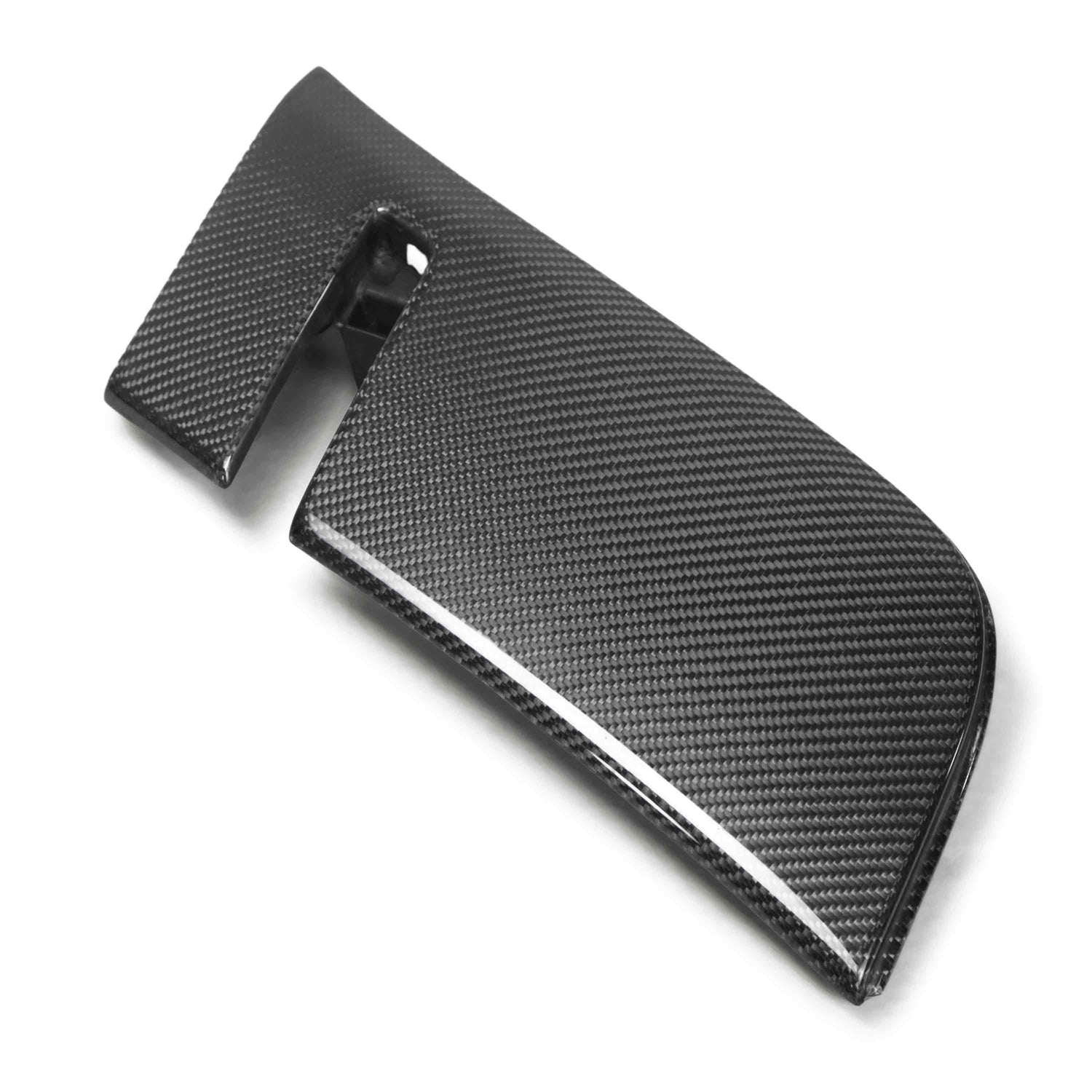 Carbon fiber front flare extension panel for 2018-2023 Dodge Challenger Widebody