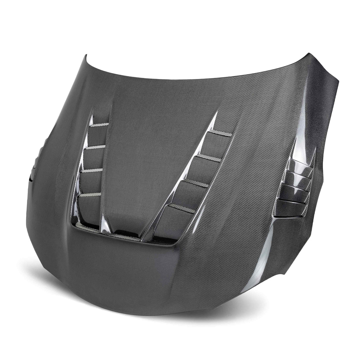 TV-style double sided carbon fiber hood for 2020-2023 Toyota Supra