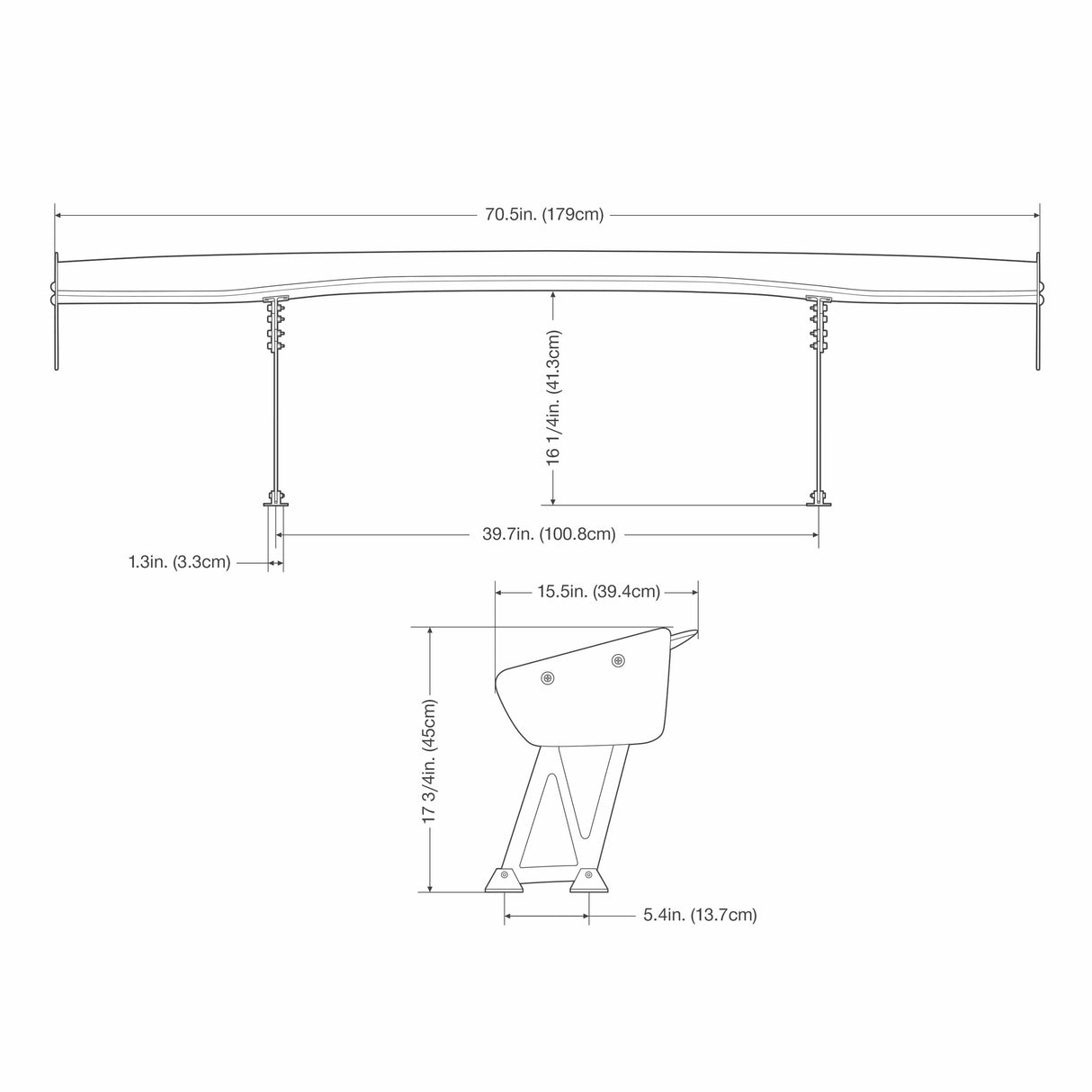 Universal Carbon Fiber GT Wing, 70.5-Inch Wide