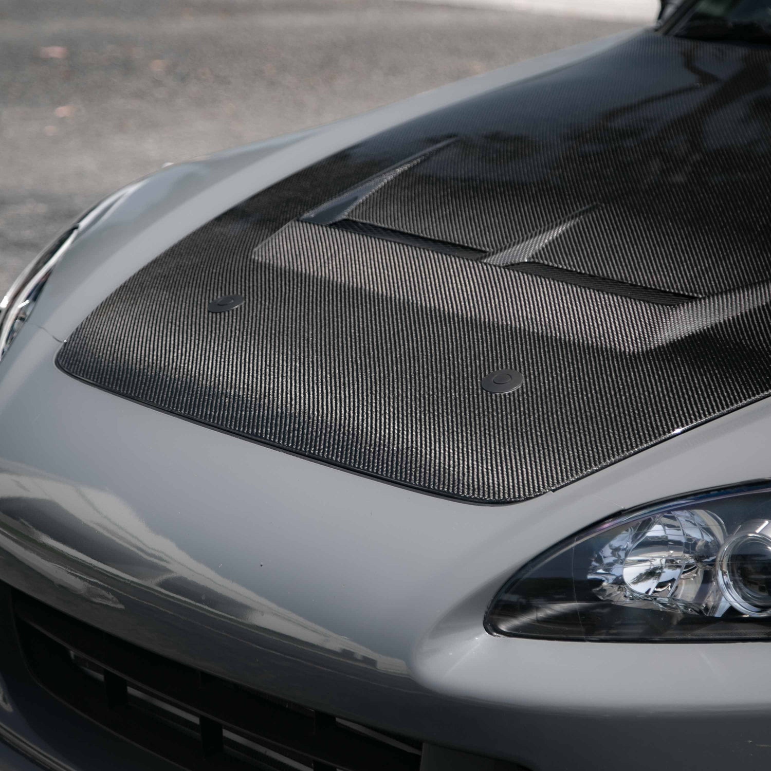 Quik-Latch QL50 Low Profile Hood Pin Kit - Black (2.50" DIA) - no lock