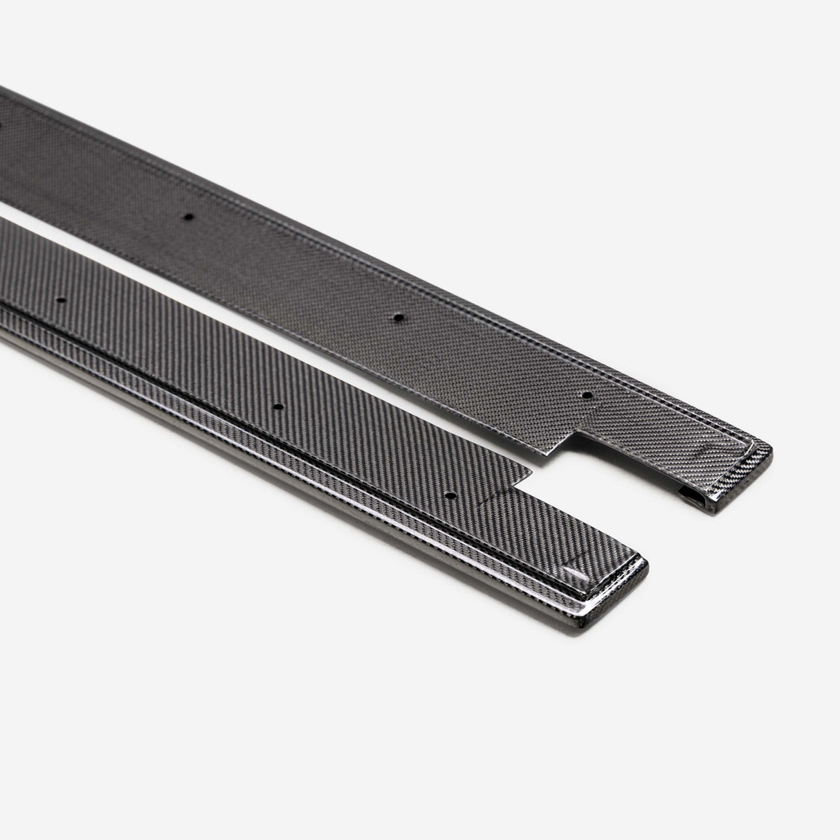 MB-style carbon fiber side skirts for 2023-2024 Toyota GR Corolla