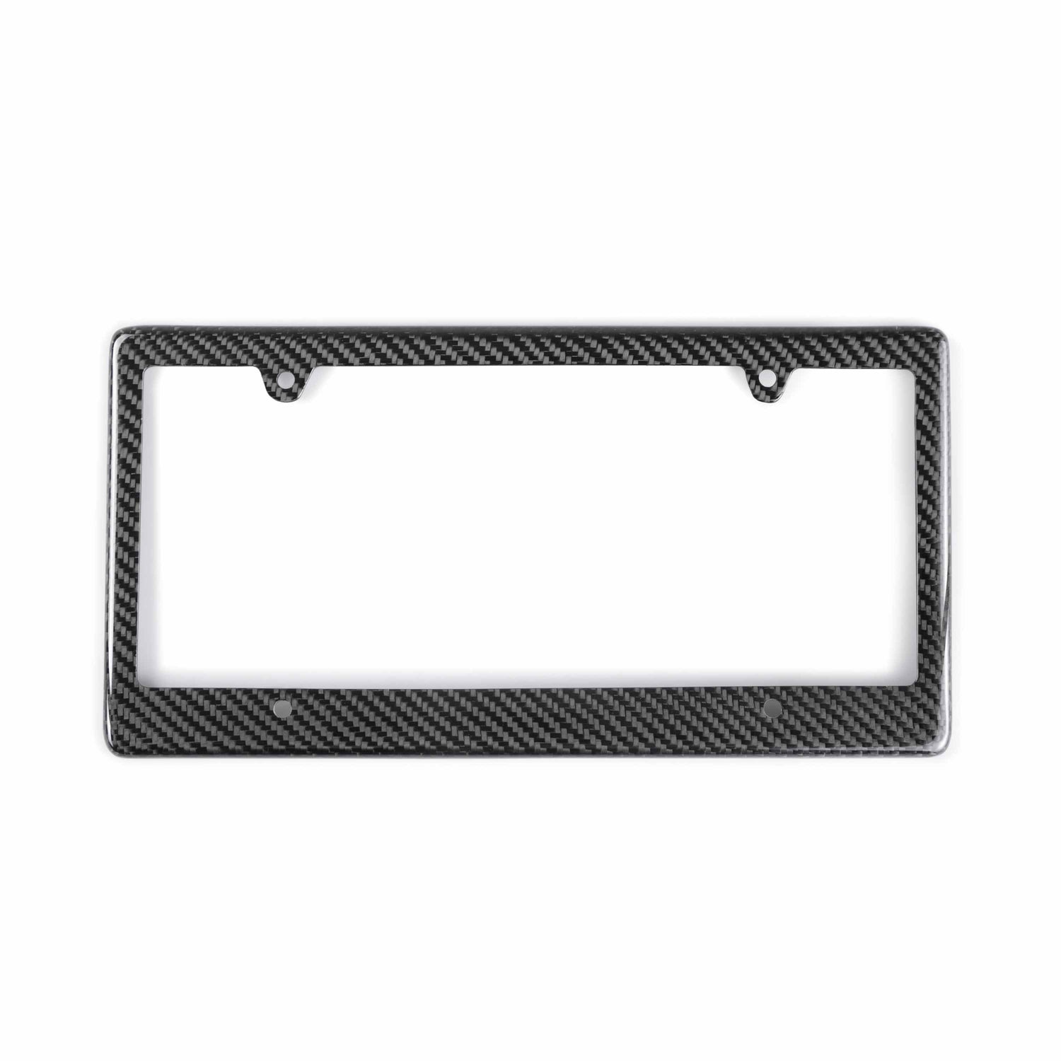 Carbon fiber license plate frame (4 holes)