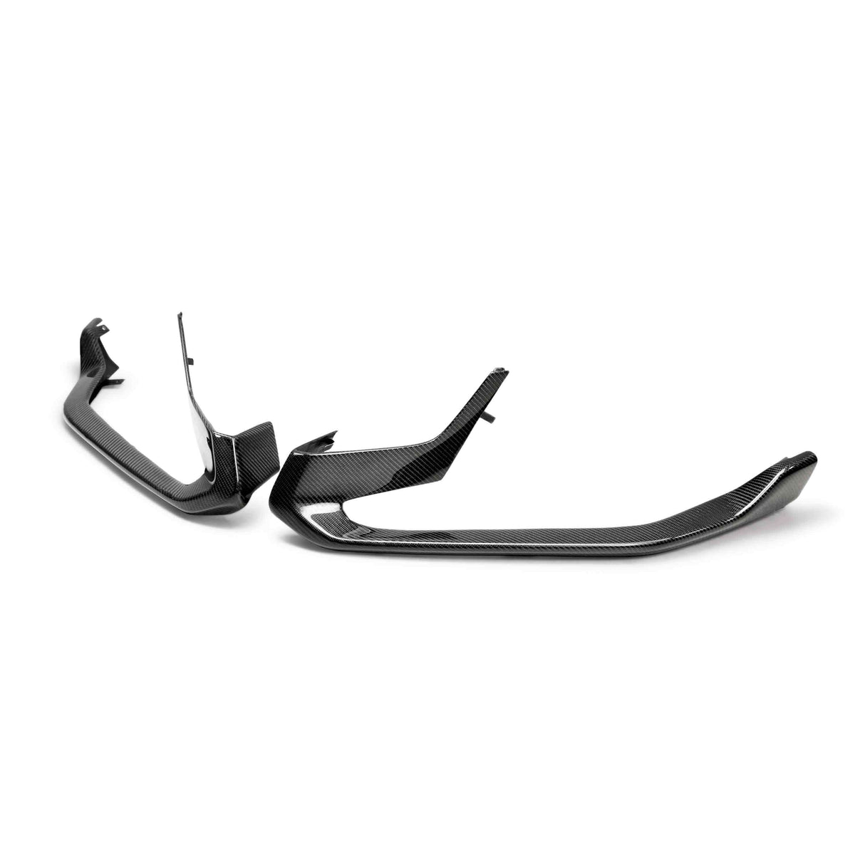 Carbon fiber front bumper trim for 2020-2022 Ford Mustang Shelby GT500