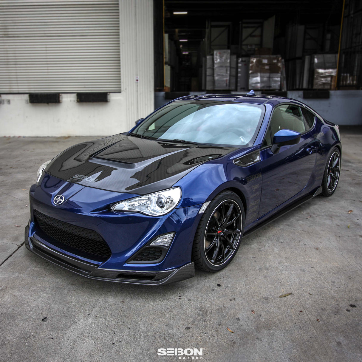 KC-style carbon fiber front lip for 2013-2016 Scion FRS