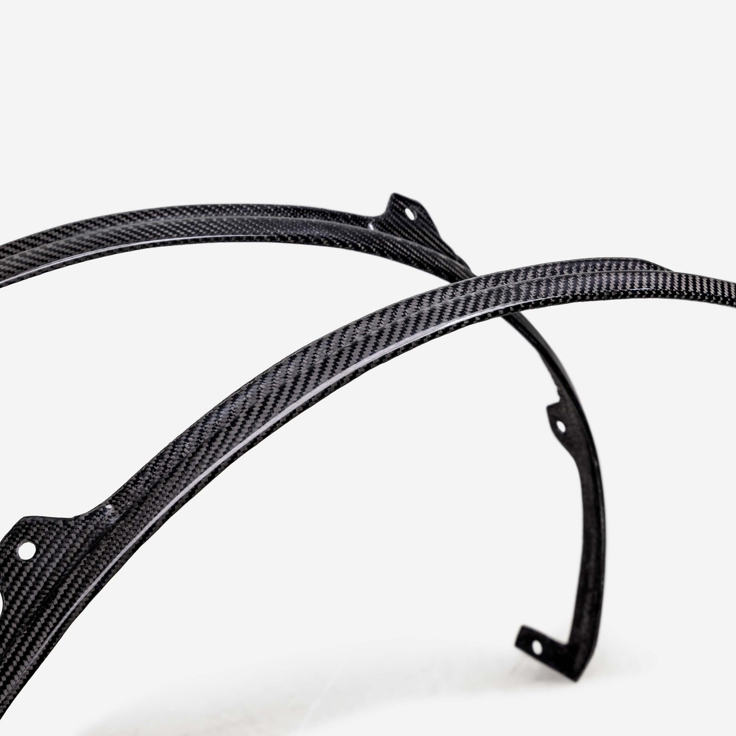 Carbon fiber fender extension for 2024 Ford Mustang Dark Horse