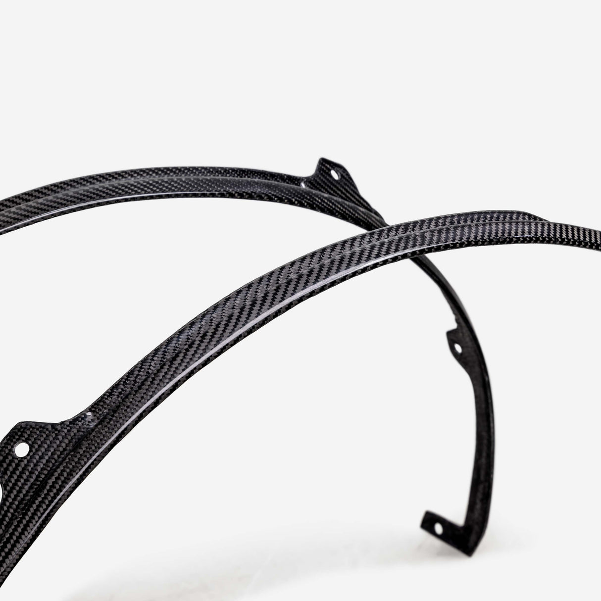 Carbon fiber fender extension for 2024 Ford Mustang Dark Horse