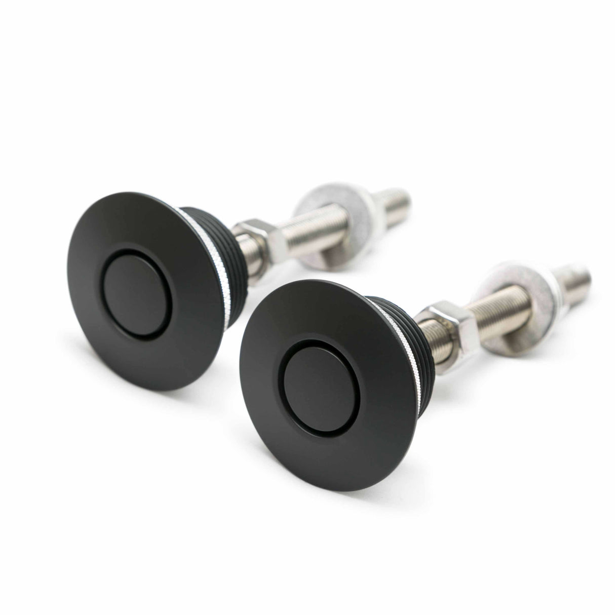 Quik-Latch QL50 Low Profile Hood Pin Kit - Black (2.50" DIA) - no lock