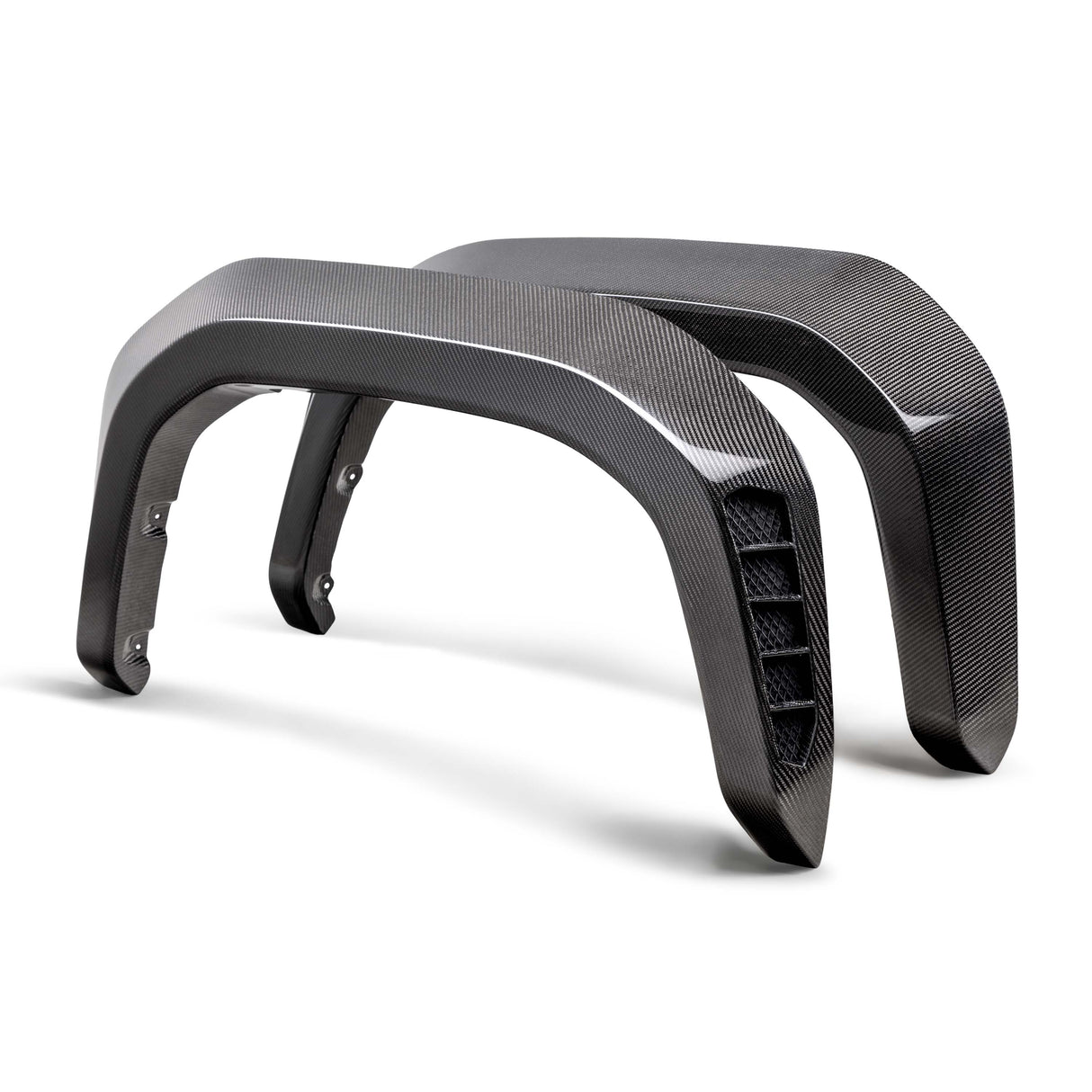 Carbon fiber rear flares for 2024 Toyota Tacoma PRO