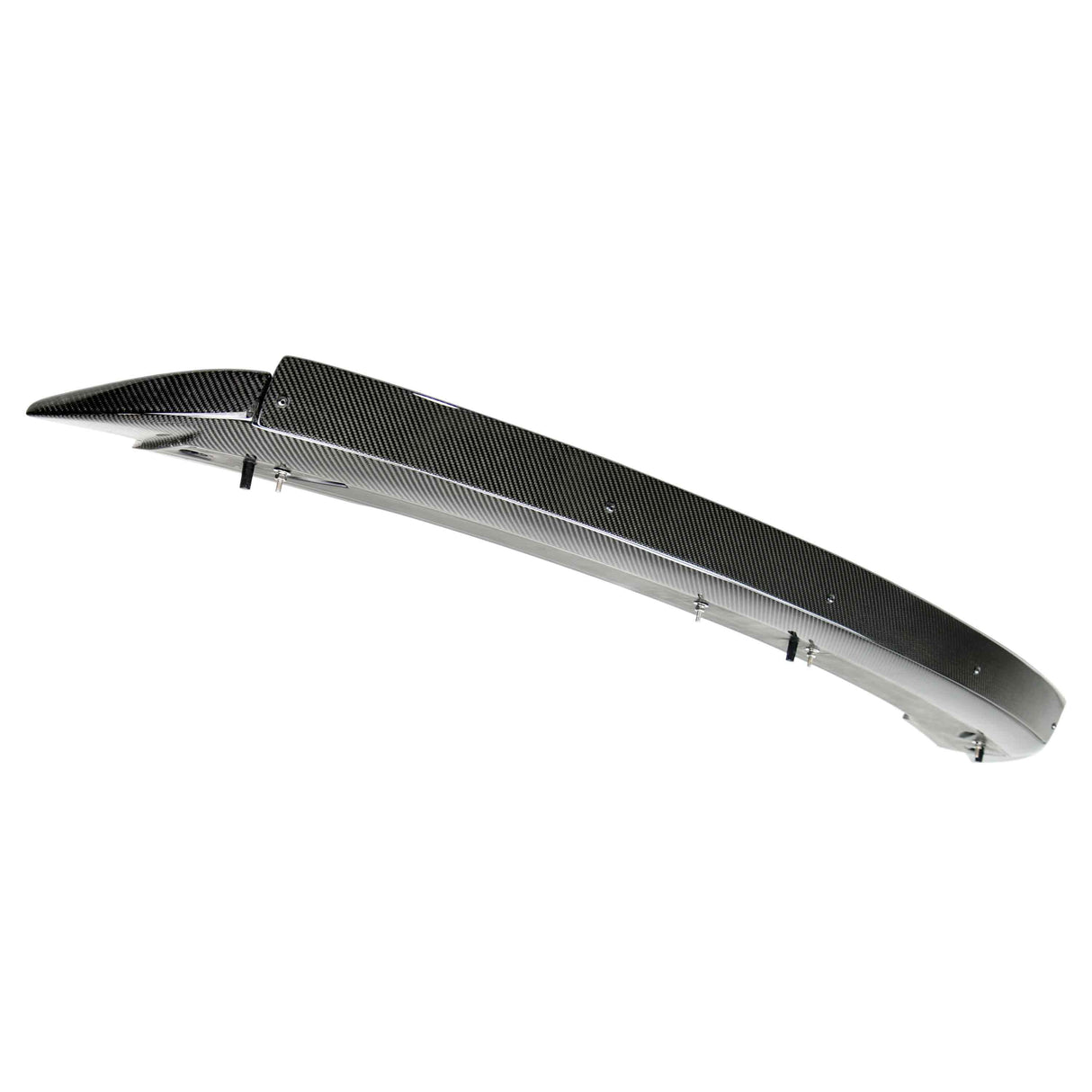 Type-ST carbon fiber Track Pack style rear spoiler with adjustable wicker bill for 2015-2023 Ford Mustang
