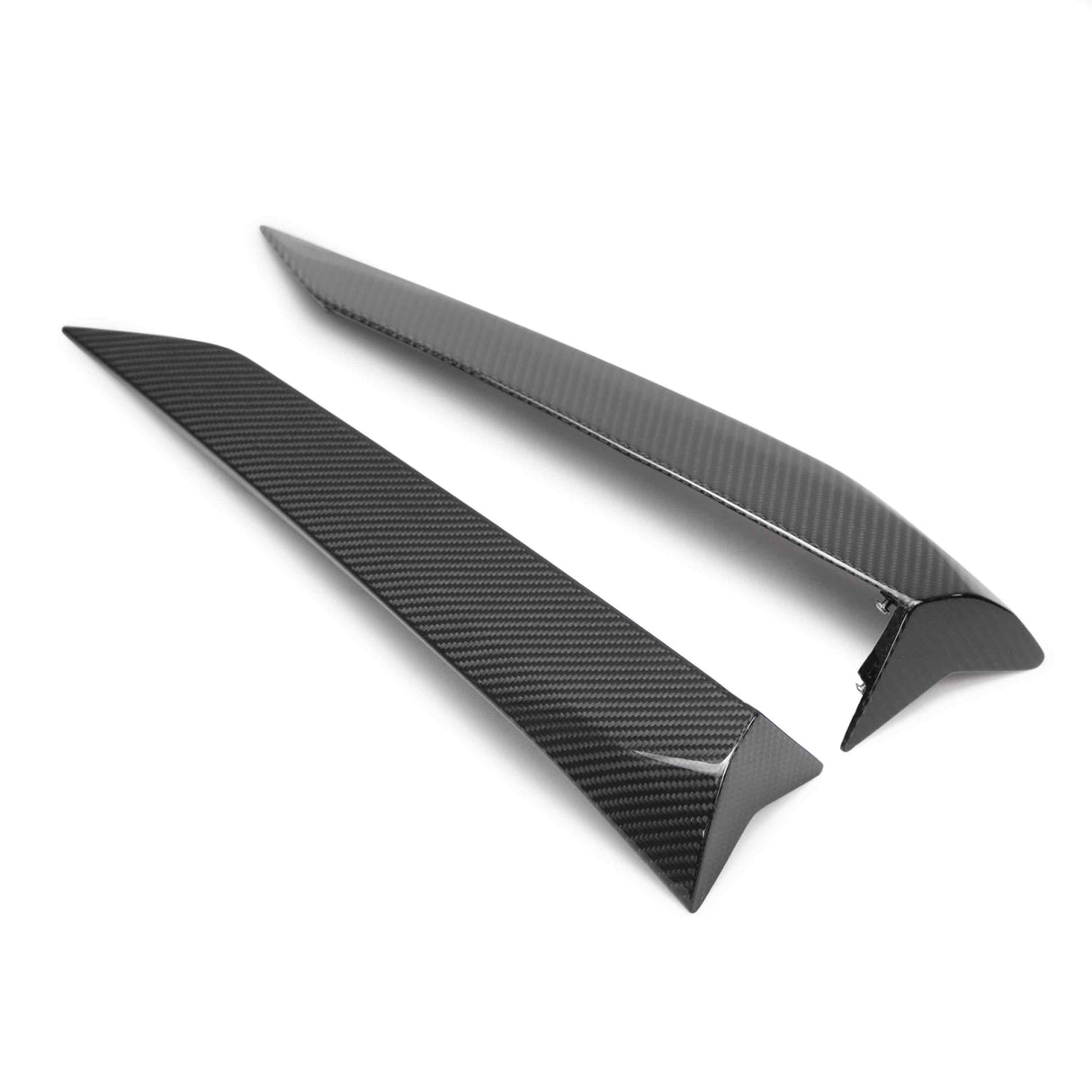 Carbon fiber door handle covers for 2020-2024 Chevrolet C8 (PAIR)