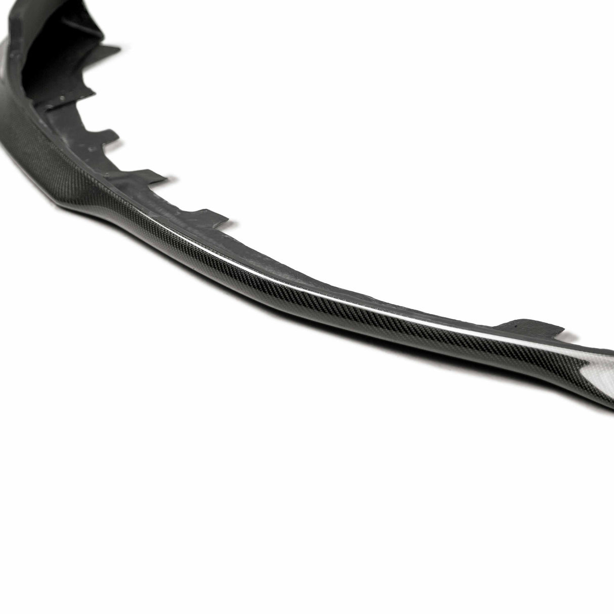 RA-style carbon fiber front lip for 2006 Mitsubishi EVO9