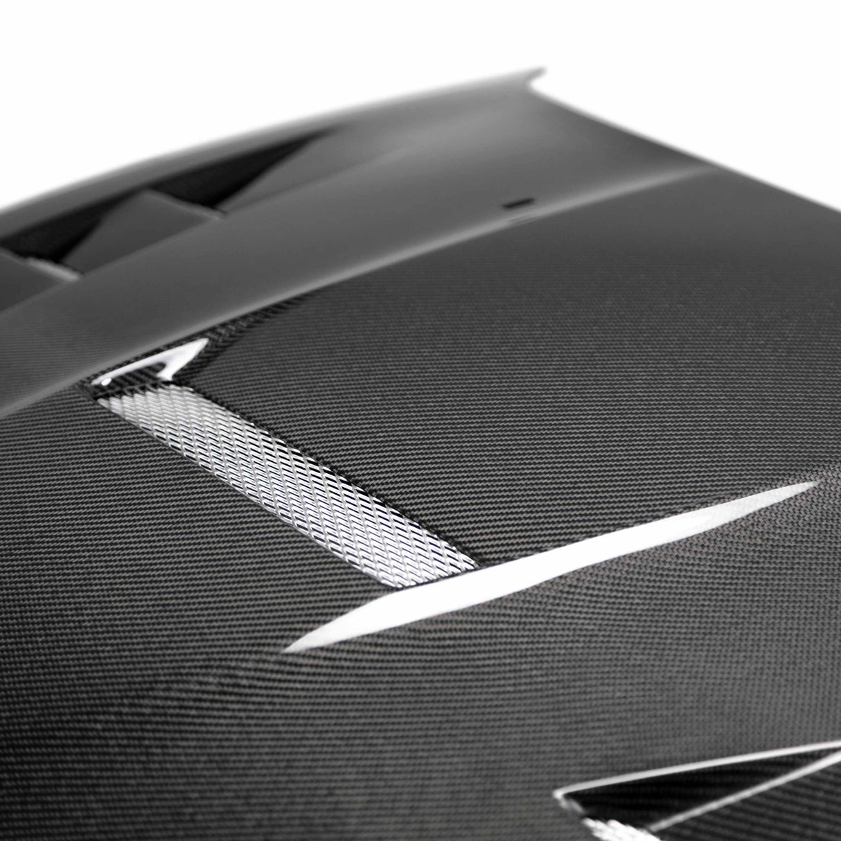 TV-style carbon fiber hood for 2015-2018 Ford Focus
