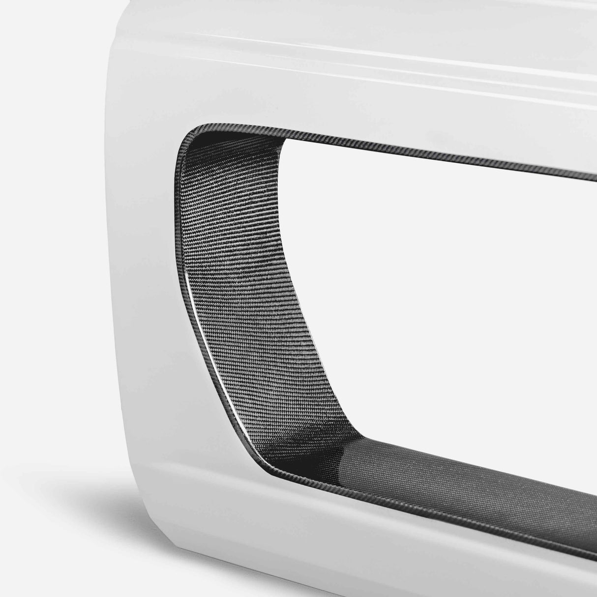 Fiberglass front halo doors with carbon fiber inserts for 2021-2024 Ford Bronco 4DR